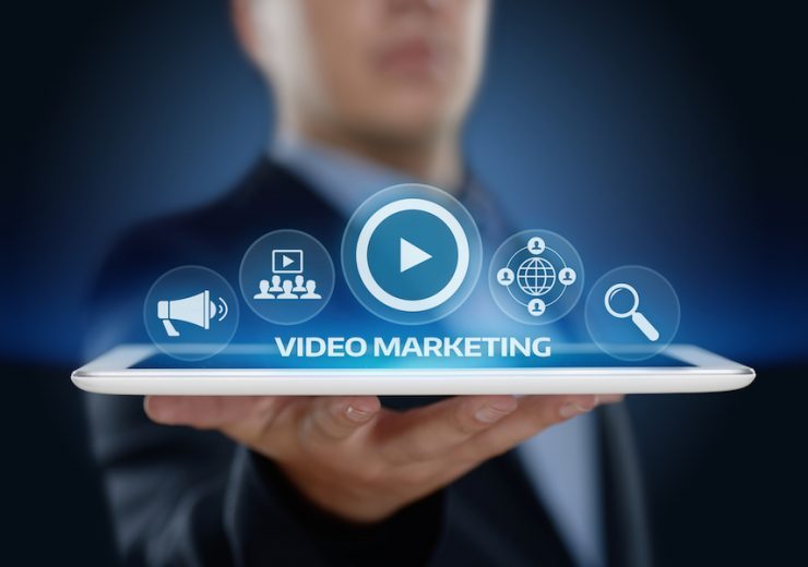 Video Marketing Advertising Businesss Internet Network Technology Concept